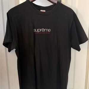 Supreme Black Short Sleeve Tee